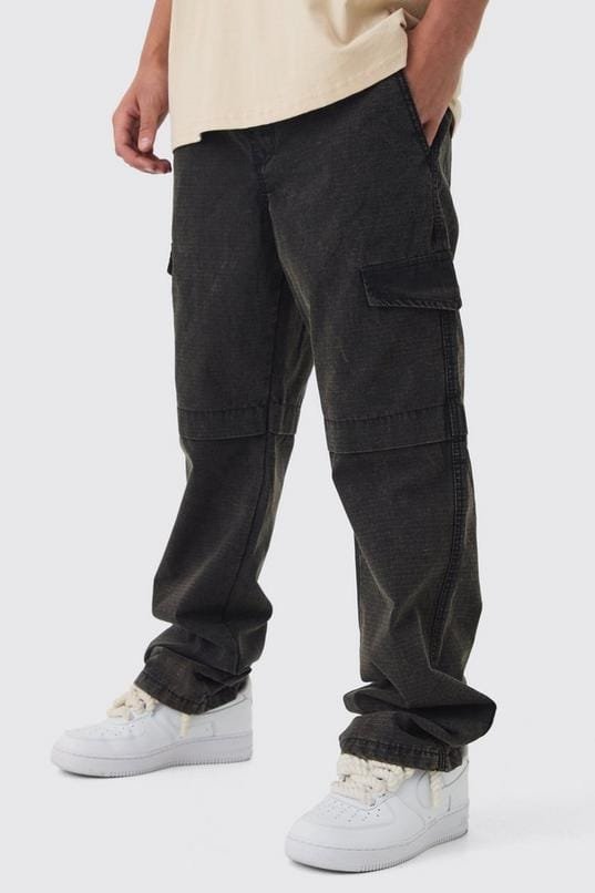 Elasticated Ripstop Cargo denims Trousers