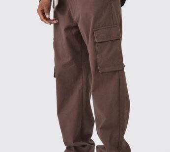 Fixed Waist Relaxed Fit Cargo Trouser
