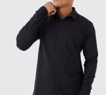 Long Sleeve Slim Fit Jersey Shirt