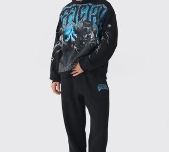 Oversized Official Gravestone Large Scale Graphic Tracksuit