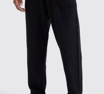 Relaxed Fit Wide Leg Knitted Joggers